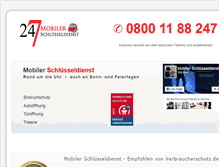 Tablet Screenshot of 24h-im-einsatz.de